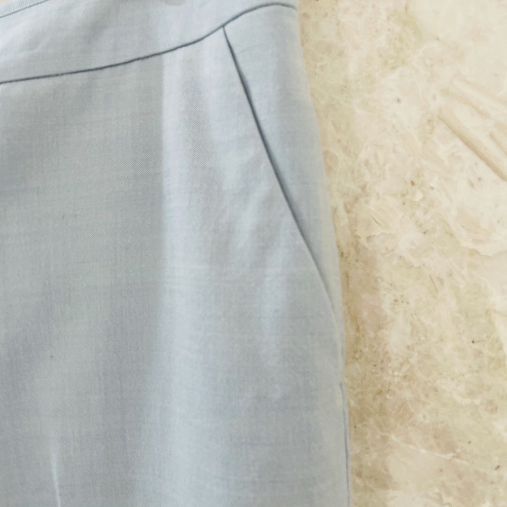 TED BAKER {S} Pants Baby Blue Flat Front Trousers - Picture 6 of 16